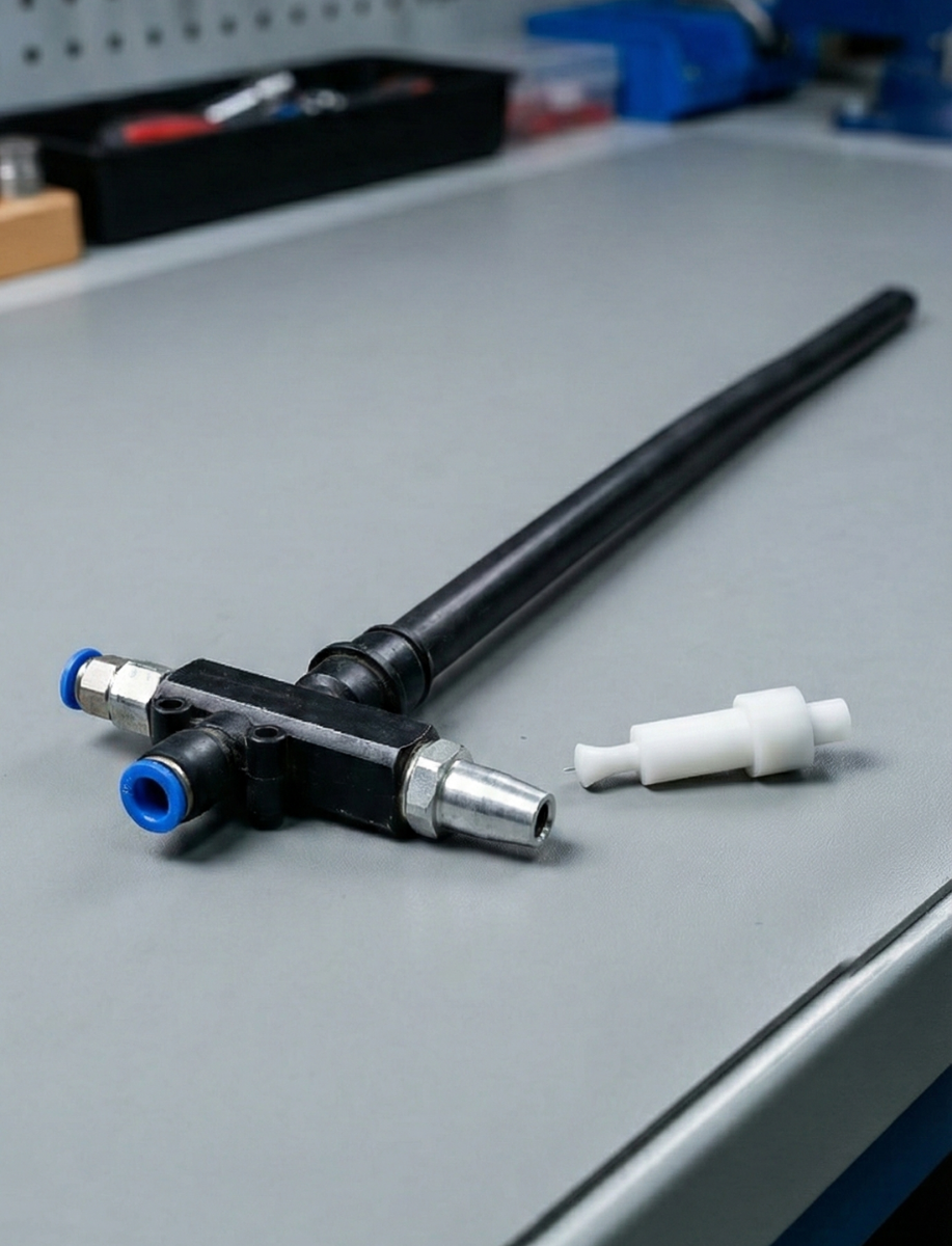 Powder coating venturi injector pump